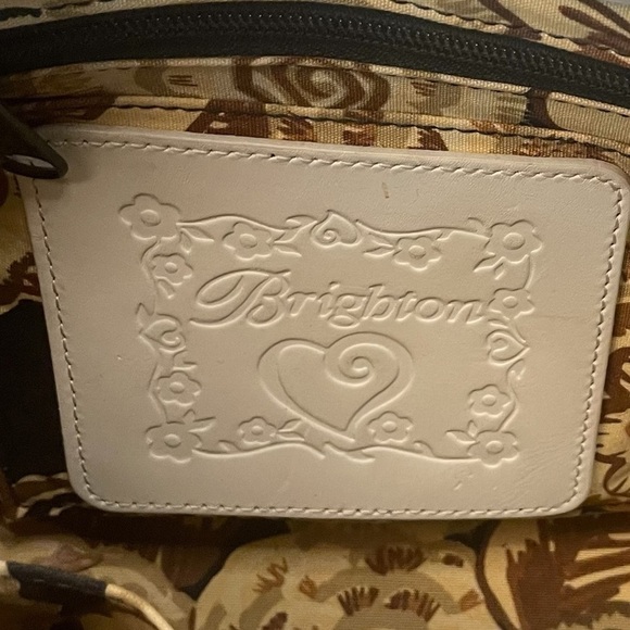 Brighton Womens Debbie Straw Rattan Basket Weave Handbag Bag Purse Natural White - Picture 6 of 8